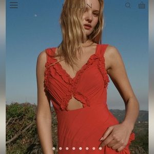 Doen Amoretta Dress in Tigerlily